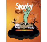 Spooky Night Halloween Notebook with Colorful Pages and Activities: Fun maze | Word Search Game | Colorful Pages with Halloween Artwork| Perfect for ... | Kids and Adults of All Ages | 150 Pages