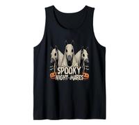 Spooky Night-Mares Cavallo Divertente Halloween Carino Fantasma Cavallo Canotta