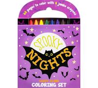 Spooky Nights: Coloring Book and Crayons