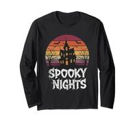 Spooky Nights - Haunted House Halloween Maglia a Manica