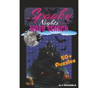Spooky Nights Word Search: Puzzle Book for Fun, Anxiety relief, Relaxation and More | Teen, Adult, Senior | 6x9 inches, 110 pages| 50+ puzzles... Great gift for the Halloween
