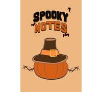 Spooky Notes: Cute Halloween Journal for Girls | Pumpkin & Witch Hat Design | 6x9 Lined Notebook