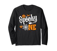 Spooky One Girl Halloween 1 ° Compleanno Corrispondente Famiglia Maglia a Manica