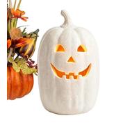 Spooky Pumpkin Lanterns - Resin Handmade Centerpiece for Living Room