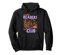 Spooky Readers Book Club Halloween Book Lover Bookish Reader Felpa con Cappuccio