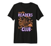 Spooky Readers Book Club Halloween Book Lover Bookish Reader Maglietta Premium
