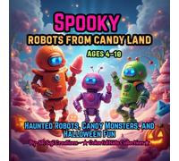 Spooky Robots from Candy Land: Haunted Robots, Candy Monsters, and Sweet Halloween Adventures | Ages 4-10