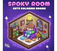 Spooky Room: Cute Coloring Rooms for Kids, Teens, and Adults
