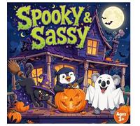 SPOOKY & SASSY: 40 Mischievous Halloween Animals Kids Coloring Book, Spooky Costume Party Activity Pages
