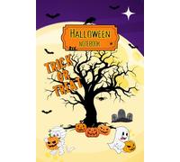 Spooky Scribbles: A Hauntingly Fun Halloween Notebook: A Creepy-Cool Place for Notes, Doodles, and Halloween Magic, Moon Cover