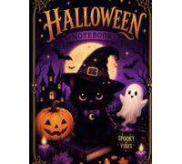 Spooky Season Black Cat Notebook: Cute Halloween Pages for Writing, School, Ideas & Daily Notes