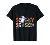 Spooky Season Camicia Ghost House Witch Pumpkin Maglietta