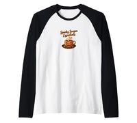 Spooky Season Coffee Jack o Lantern Fall Essentials Maglia con Maniche Raglan