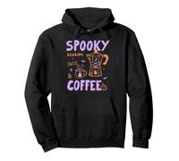 Spooky Season Coffee Lover Halloween Fall Autumn Ghost Felpa con Cappuccio