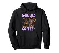 Spooky Season Coffee Lover Halloween Fall Autumn Ghost Felpa con Cappuccio
