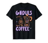 Spooky Season Coffee Lover Halloween Fall Autumn Ghost Maglietta