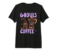 Spooky Season Coffee Lover Halloween Fall Autumn Ghost Maglietta Premium