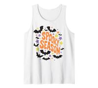 Spooky Season Halloween Boho Bats Stars Canotta