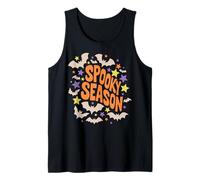 Spooky Season Halloween Boho Bats Stars Canotta
