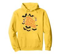 Spooky Season Halloween Boho Bats Stars Felpa con Cappuccio