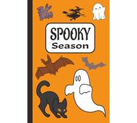 Spooky Season - Halloween (Orange): Sketchbook | Drawings | Art Journal | Visual Diary | 6x9 Inches | 100 Pages