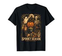 Spooky Season Halloween Zucca Groovy Maglietta