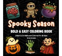 Spooky Season: Simple & Fun Halloween Coloring for All Ages