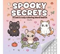 Spooky Secrets: A Cute & Cozy Halloween Coloring Word Search