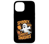 Spooky Serves & Ghostly Smashes Pickleball Custodia per iPhone 15