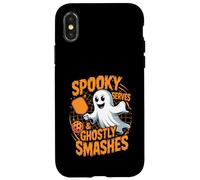 Spooky Serves & Ghostly Smashes Pickleball Custodia per iPhone X/XS