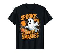 Spooky Serves & Ghostly Smashes Pickleball Maglietta