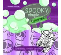 Spooky Simple Coloring Book: Kawaii Buddies