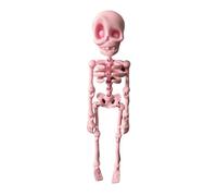 Spooky Skeleton Frigorifero Magneti, Poseable Skull Decor Set, Funny Halloween Magnet Stickers, Cool Decorative Accents, Ideal for Kitchen Locker Home Party 1,97 x 1,97 x 3,94 pollici
