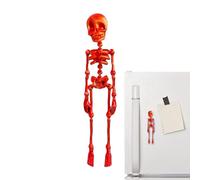 Spooky Skeleton Frigorifero Magneti, Poseable Skull Decor Set, Funny Halloween Magnet Stickers, Cool Decorative Accents, Ideal for Kitchen Locker Home Party 1,97 x 1,97 x 3,94 pollici
