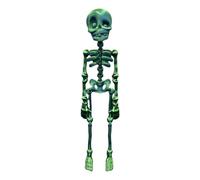 Spooky Skeleton Frigorifero Magneti, Poseable Skull Decor Set, Funny Halloween Magnet Stickers, Cool Decorative Accents, Ideal for Kitchen Locker Home Party 1,97 x 1,97 x 3,94 pollici