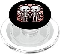 Spooky Skull Coppia San Valentino Romantico Gotico Amore PopSockets PopGrip per MagSafe