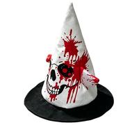 Spooky Skull Spider Hat - Battery Powered Adjustable Costume Cap, Animated