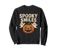 Spooky Smiles Zucca e Fantasmi Felpa