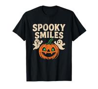 Spooky Smiles Zucca e Fantasmi Maglietta