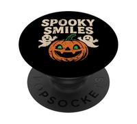 Spooky Smiles Zucca e fantasmi PopSockets PopGrip Adesivo