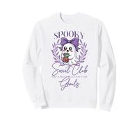 Spooky Social Club Divertente Carino Halloween Ghost Lover Ghouls Felpa