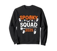 Spooky Squad 2025 Divertenti Vibrazioni di Halloween per Gli Amanti dei Fantasmi Felpa