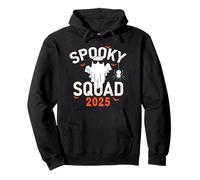 Spooky Squad 2025 Scary Halloween Bat Boo Felpa con Cappuccio