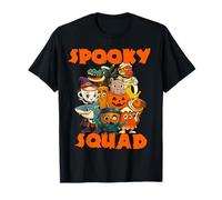 Spooky Squad Halloween Corrispondenza Italiano Brainrot Meme Bambini Maglietta
