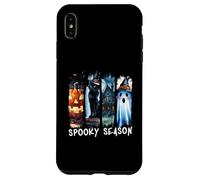 Spooky Stagione Acquerello Pennellata Stile Halloween Design Custodia per iPhone XS Max