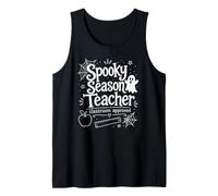 Spooky Stagione Insegnante pprovato Halloween Ghost Canotta