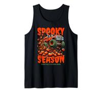 Spooky Stagione Monster Truck Halloween Design Bambini Canotta