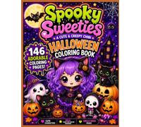 Spooky Sweeties: A Cute & Creepy Chibi Halloween Coloring Book
