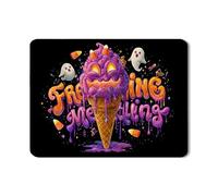 Spooky - Tappetino per gelato per asciugare piatti da cucina, tappetino per drenaggio fantasma viola di Halloween, divertente tappetino per asciugatura in finta pelliccia, per piano di lavoro
