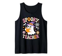 Spooky Teach Kawaii Boo Halloween Insegnante Canotta
